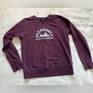 Patagonia burgundy medium crewneck sweatshirt